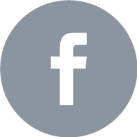 Facebook logo in a circle